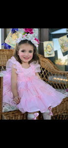 SS25 pink princess dress