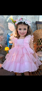 SS25 pink princess dress