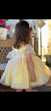 Load image into Gallery viewer, SS25 Lemon Organza &amp;smock dress (hairband sold separately)