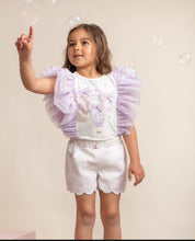 Load image into Gallery viewer, Caramelo Lilac short&amp;top set