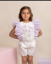 Load image into Gallery viewer, Caramelo Lilac short&amp;top set