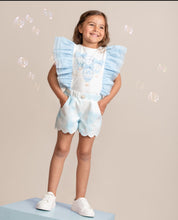 Load image into Gallery viewer, Caramelo SS25 blue short&amp;top set