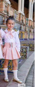 Naxos Pink Skirt & blouse