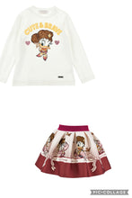 Load image into Gallery viewer, MonnalisaAW26 Donald Duck Red Skirt &amp; top set