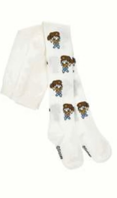 Monnalisa AW26 blue Donald Duck tights