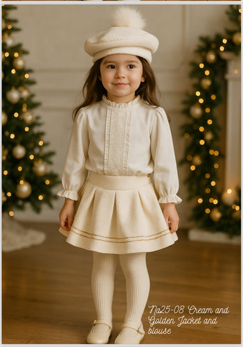 Sonata Cream skirt & blouse