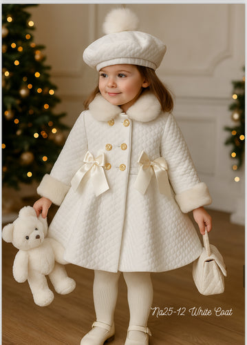 Sonata in25-12 white coat ( hat sold separately