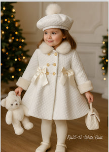 Sonata in25-12 white coat ( hat sold separately