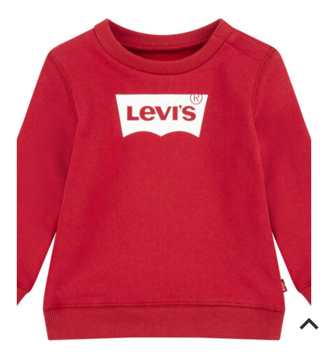 Levis AW24 Red crew neck jumper /small sizes