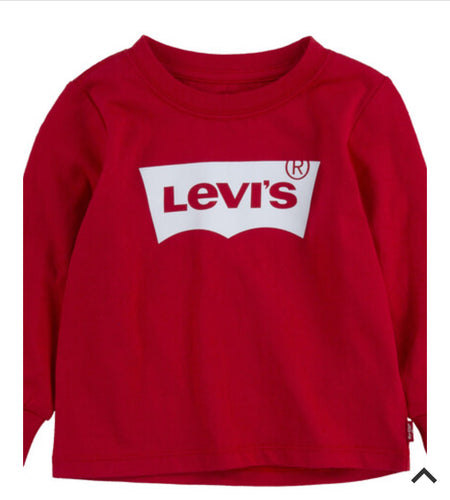 Levi’s AW red long sleeve top/ small sizes