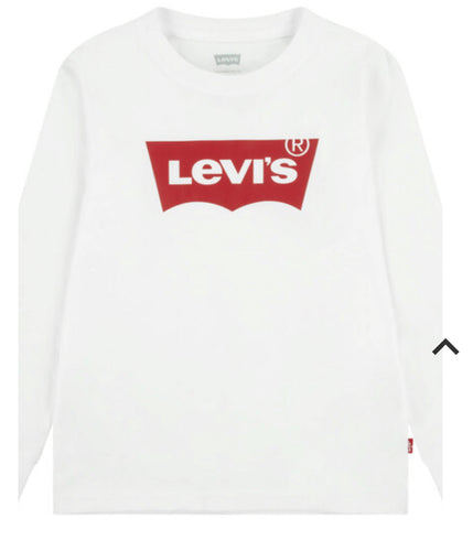 Levi’s White bawning top