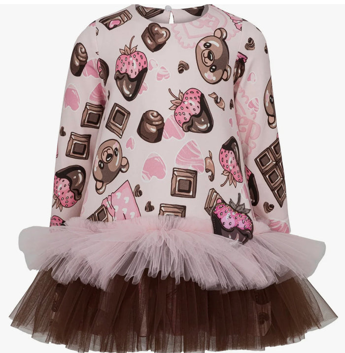 Daga  AW26 Chocolate Teddy tutu Dress