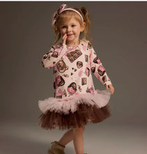 Load image into Gallery viewer, Daga  AW26 Chocolate Teddy tutu Dress