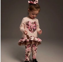 Load image into Gallery viewer, Daga AW26 chocolate teddy leggings set