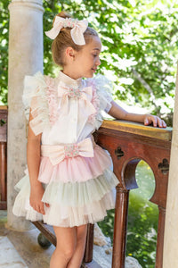 Naxos girls tutu skirt & blouse set