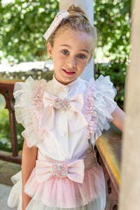 Naxos girls tutu skirt & blouse set