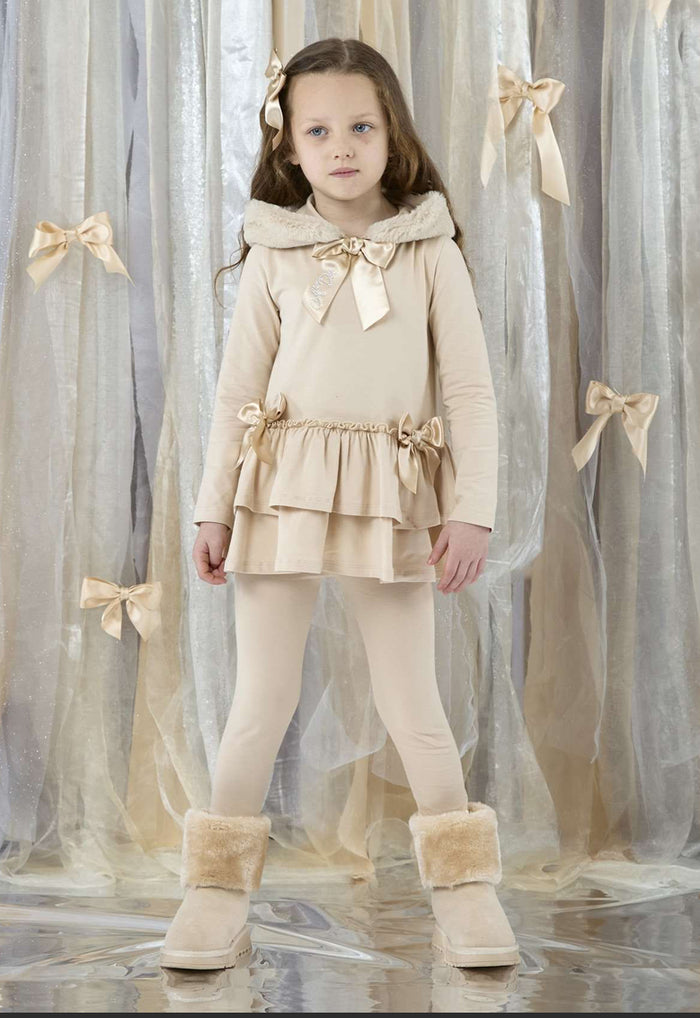 W262514 Aliana fur hood leggings