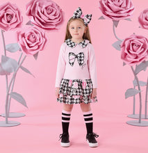 Load image into Gallery viewer, W261706 Adriana houndstooth drop waist dress