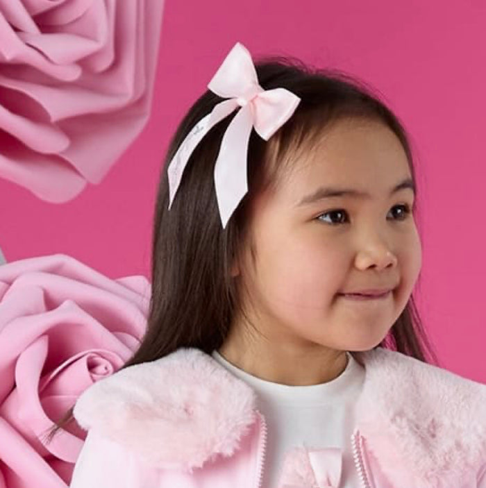 W261908 Ariah satin bow hair clip