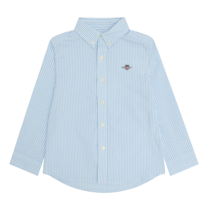 Boys gant oxford blue shirt