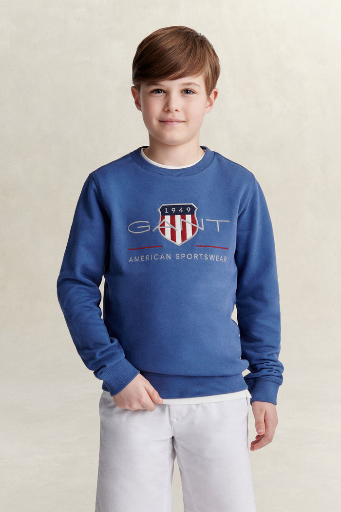 Boys vintage blue gant sweater