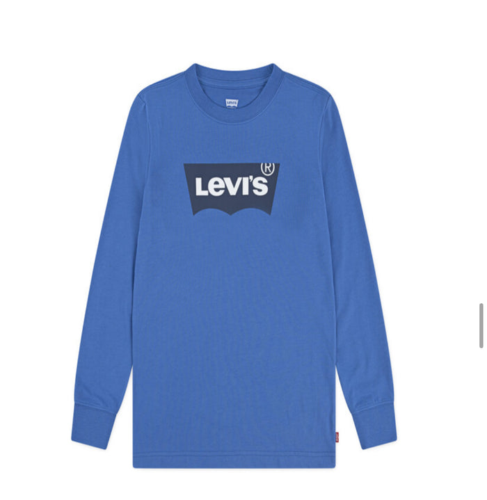 Boys long sleeve blue Levi’s top