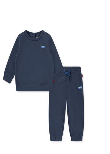 Boys navy Levi’s tracksuit