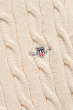 Load image into Gallery viewer, Infant Boys Cream Gant cable knit jumper