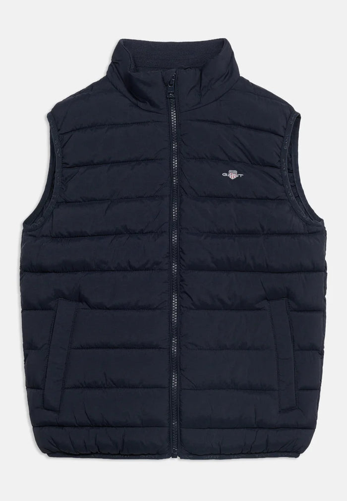 Gant AW26 navy blue lightweight vest