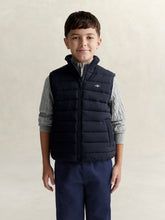 Load image into Gallery viewer, Gant AW26 navy blue lightweight vest