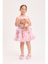 Load image into Gallery viewer, Monnalisa Lilac Floral tulle party dress