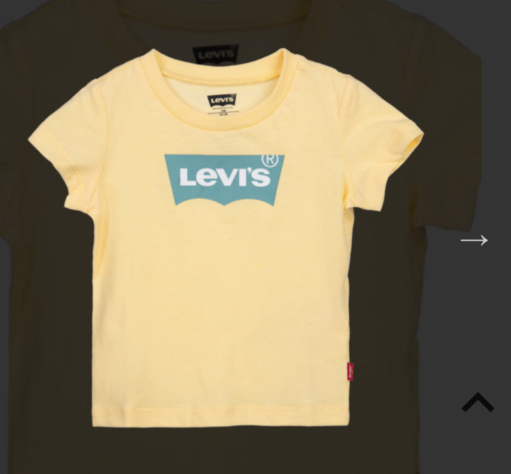 Boys lemon Levi’s T-shirt
