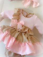 Load image into Gallery viewer, Ela AW25 pink with tan dress