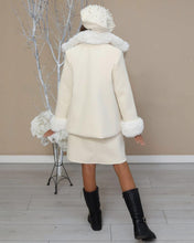 Load image into Gallery viewer, Cream coat, dress &amp; hat
