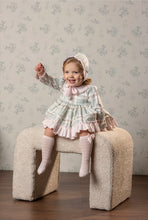 Load image into Gallery viewer, Abuela Tata pink&amp;grey cheque dress