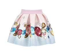 Load image into Gallery viewer, Monnalisa jewel jersey top&amp;skirt set