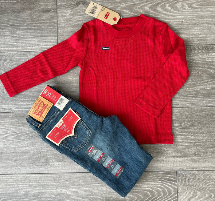 Boys red Levi’s top