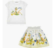 Load image into Gallery viewer, Monnalisa Tinkerbell skirt&amp;top set