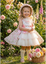 Load image into Gallery viewer, Sonata SS26 white with pink floral summer dress