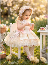 Load image into Gallery viewer, Sonata SS26 white with pink floral summer dress