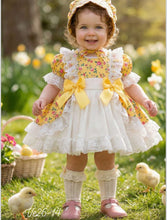 Load image into Gallery viewer, Sonata SS26 girls  Lemon floral( bonnet sold separately
