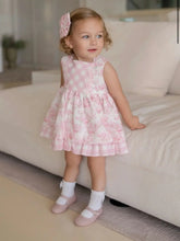 Load image into Gallery viewer, Miranda Baby girl pink floral dress &amp; knickers