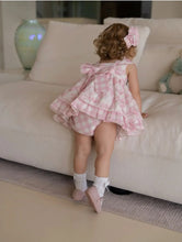 Load image into Gallery viewer, Miranda Baby girl pink floral dress &amp; knickers