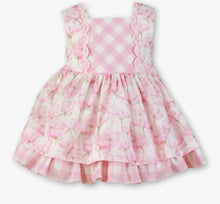 Load image into Gallery viewer, Miranda Baby girl pink floral dress &amp; knickers
