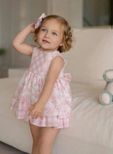 Load image into Gallery viewer, Miranda Baby girl pink floral dress &amp; knickers