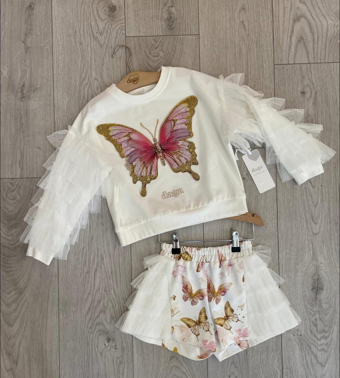 Butterfly jumper & short set