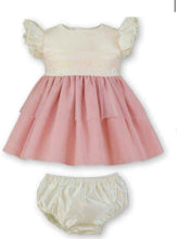 Load image into Gallery viewer, Miranda Cream&amp; Dusty pink dress