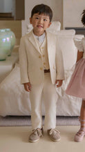 Load image into Gallery viewer, Miranda boys Cream full suit