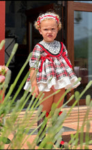 Load image into Gallery viewer, AW25 Red &amp; black cheque dress (hairband sold separately