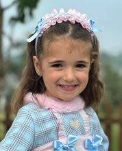 Load image into Gallery viewer, AW25 baby blue &amp; pink cheque Dress